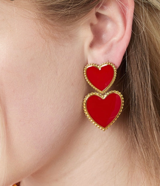Heartfelt earrings - booshie-accessories