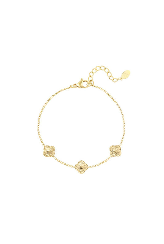Gold leaf bracelet - booshie-accessories