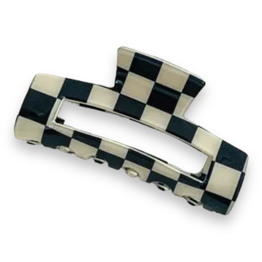 Checker hair clip - booshie-accessories